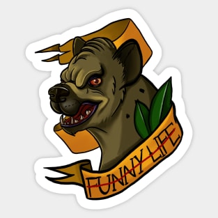 Hyena newschool Sticker